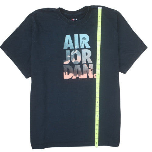 Jordan Men's Black 3XL Graphic Crew Neck Short Sleeve T-Shirt