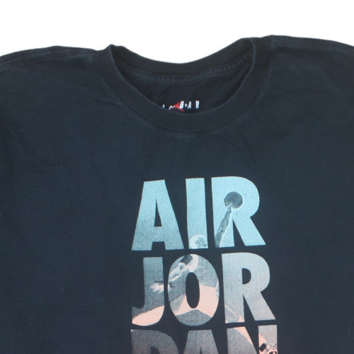 Jordan Men's Black 3XL Graphic Crew Neck Short Sleeve T-Shirt