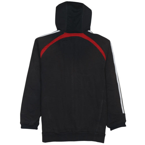adidas Men's Black 2XL Full Zip Sports Hoodie with Logo