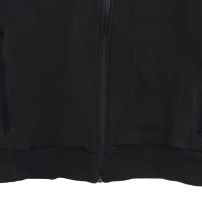 adidas Men's Black 2XL Full Zip Sports Hoodie with Logo