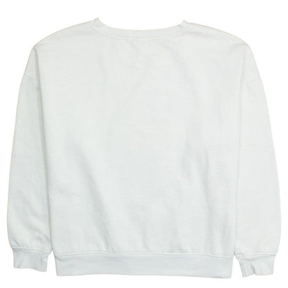 Disney Women White Mickey Mouse XL Pullover Sweatshirt