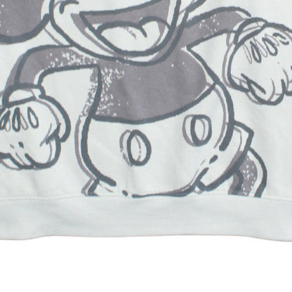 Disney Women White Mickey Mouse XL Pullover Sweatshirt