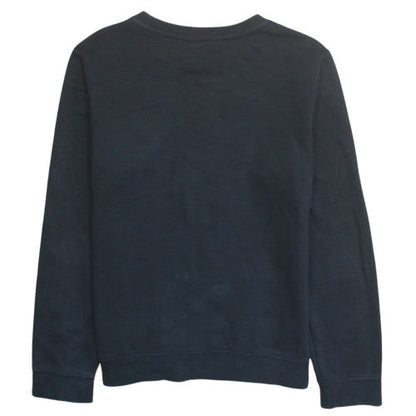 Nike Womens Black XL Sweatshirt Crew Neck Pullover Logo Print