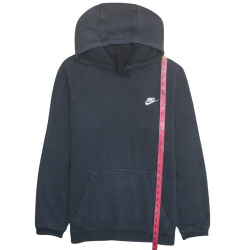 Nike Men's Black Pullover Hoodie L Regular Fit Fleece Sportswear