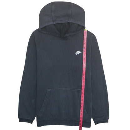 Nike Men's Black Pullover Hoodie L Regular Fit Fleece Sportswear