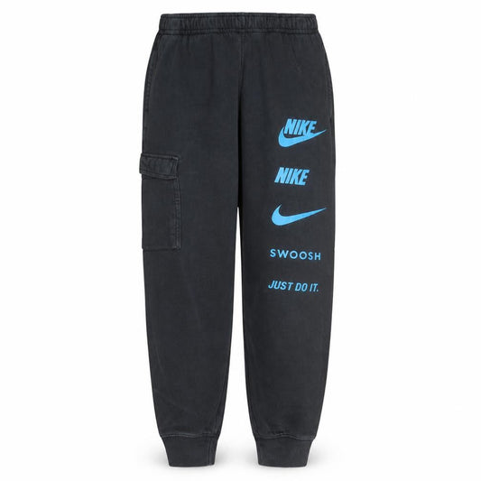 Nike Men’s Black Jogger Trousers M Fleece Comfort Tapered Fit