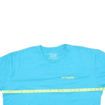Columbia Men's Blue 2XL PFG Graphic Cotton Crew Neck T-Shirt