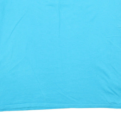 Columbia Men's Blue 2XL PFG Graphic Cotton Crew Neck T-Shirt