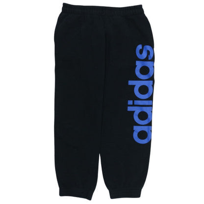 Adidas Men’s Black Jogger Sweatpants L Fleece Activewear Trousers
