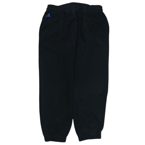 Adidas Men’s Black Jogger Sweatpants L Fleece Activewear Trousers