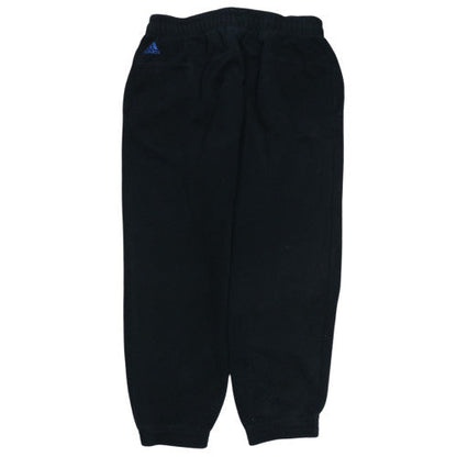 Adidas Men’s Black Jogger Sweatpants L Fleece Activewear Trousers