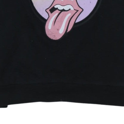 The Rolling Stones Womens Black Medium Pullover Sweatshirt