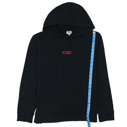 Levi's Men's Black Pullover Hoodie L Logo Fleece Sweatshirt