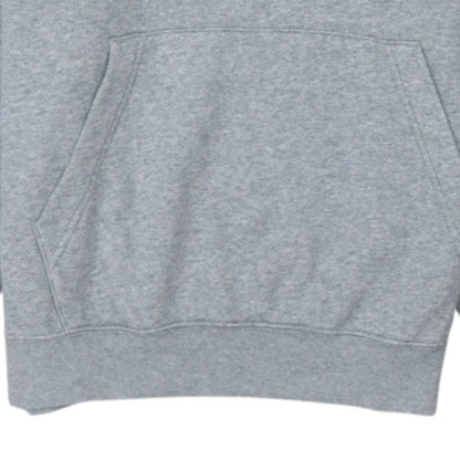 Nike Men's Grey Pullover Hoodie Small Logo Sports Fleece