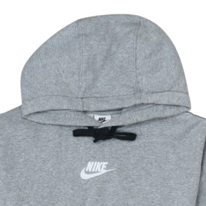 Nike Men's Grey Pullover Hoodie Small Logo Sports Fleece