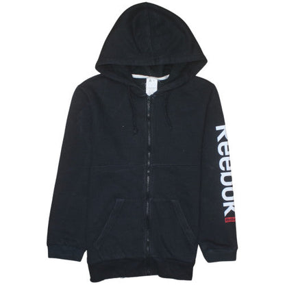 Reebok Men's Black Full Zip Hoodie Size S Sports Fleece