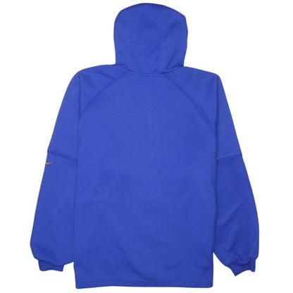 Nike Men's Blue Full Zip Hoodie M Sports Fleece Sweatshirt