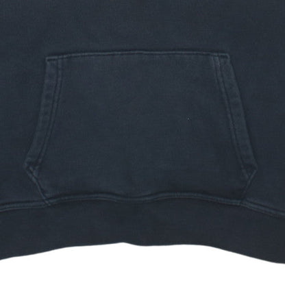 Adidas Womens Black Pullover Hoodie Size 8 Cotton Blend 3-Stripes