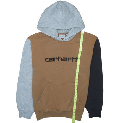 Carhartt Men’s Multicoloured Pullover Hoodie M Fleece Logo Sweatshirt