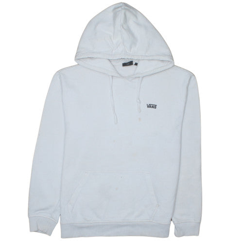 Vans Mens White Pullover Hoodie Size L Regular Fit Cotton