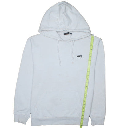 Vans Mens White Pullover Hoodie Size L Regular Fit Cotton