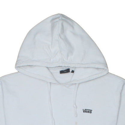 Vans Mens White Pullover Hoodie Size L Regular Fit Cotton