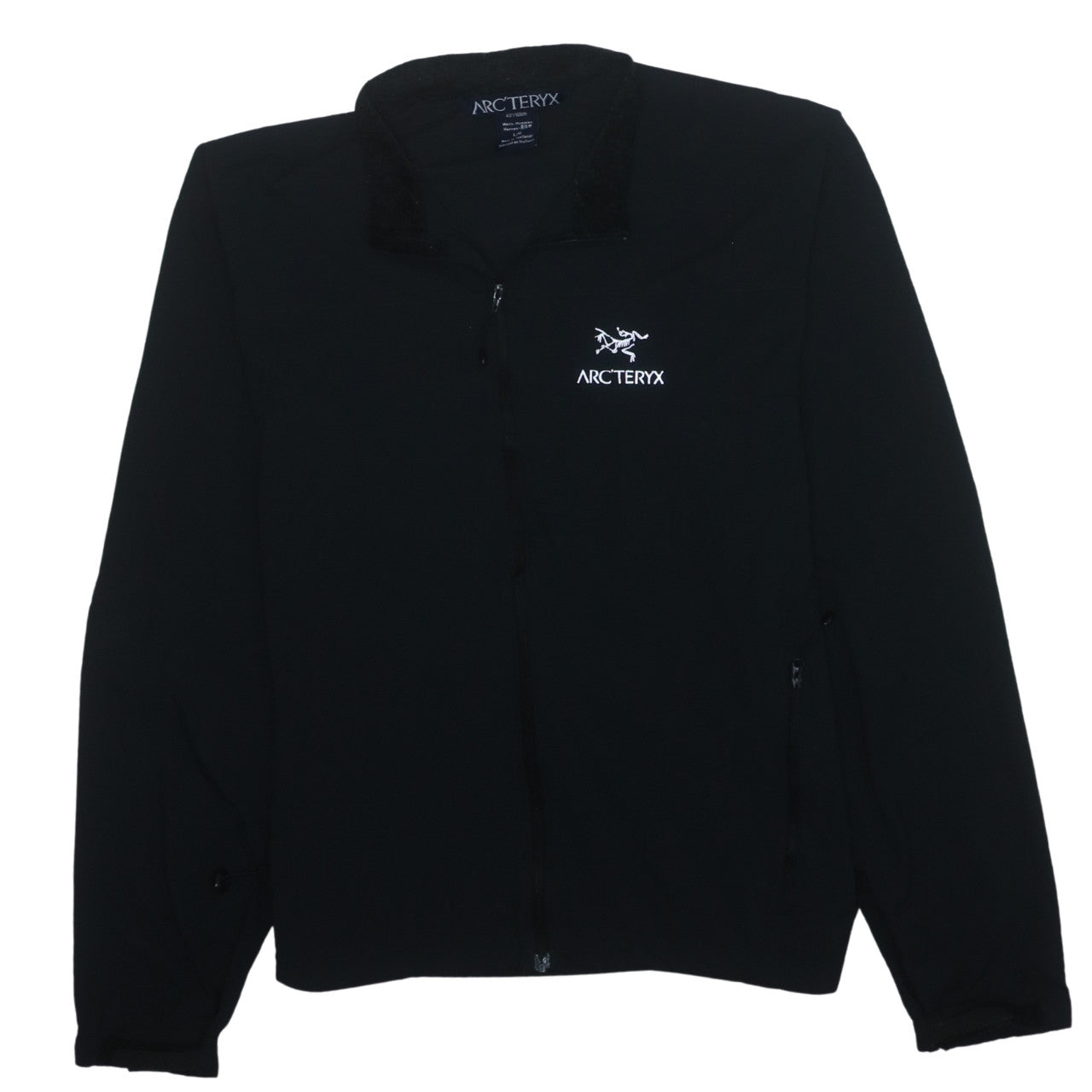 Arc'teryx Men's Black Softshell Mid-Length Jacket L Regular Fit