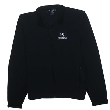 Arc'teryx Men's Black Softshell Mid-Length Jacket L Regular Fit