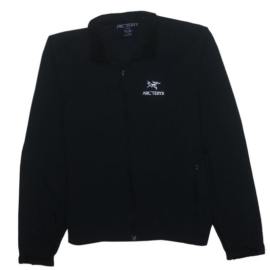 Arc'teryx Men's Black Softshell Mid-Length Jacket L Regular Fit