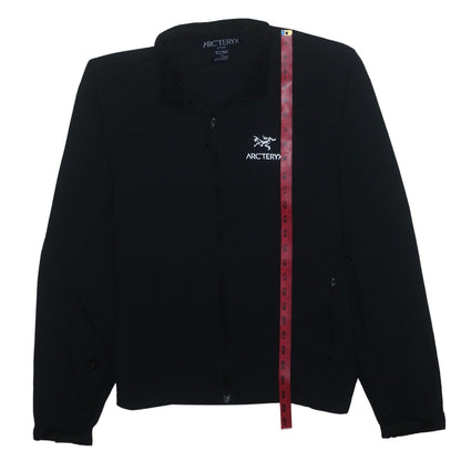 Arc'teryx Men's Black Softshell Mid-Length Jacket L Regular Fit