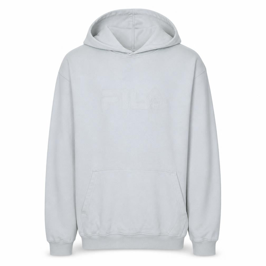 Fila Men White Pullover Hoodie Fleece Regular Fit M Sportswear