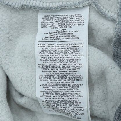 Nike Men's Grey Small Pullover Hoodie Sweatshirt Regular Fit