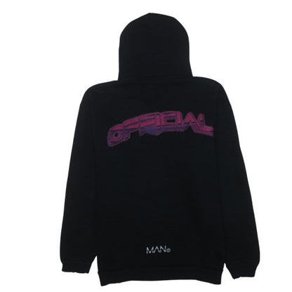 boohooMAN Men’s Black Graphic Skull Pullover Hoodie Size M