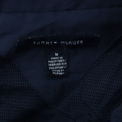 Tommy Hilfiger Men's Blue Hooded Windbreaker Jacket Size M