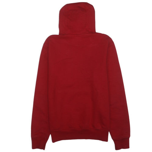 The North Face Men's Red Hoodie Size S Pullover Cotton Graphic Logo