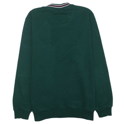 Adidas Men’s Green 2XL Pullover Crew Neck Graphic Sweatshirt
