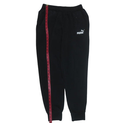 Puma Men's Black Fleece Jogger Sweatpants M Regular Fit