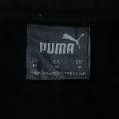 Puma Men's Black Fleece Jogger Sweatpants M Regular Fit