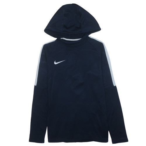 Nike Men's Blue Dri-Fit Pullover Hoodie Size S Athletic Fit
