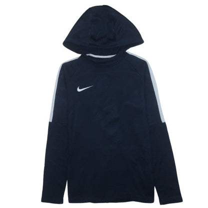 Nike Men's Blue Dri-Fit Pullover Hoodie Size S Athletic Fit