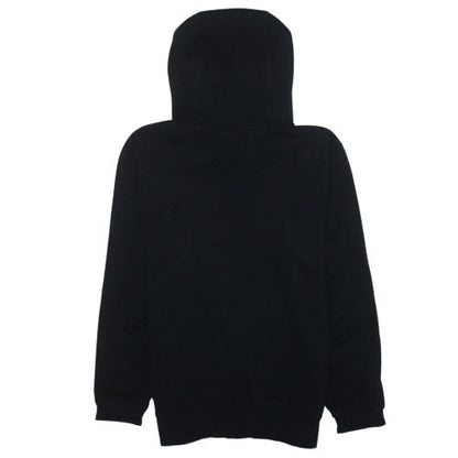 Tommy Jeans Men’s Black Pullover Hoodie Small Logo Fleece Sweatshirt