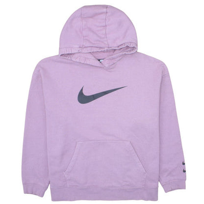 Nike Womens Purple Pullover Hoodie XL Hooded Sweatshirt