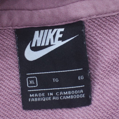 Nike Womens Purple Pullover Hoodie XL Hooded Sweatshirt