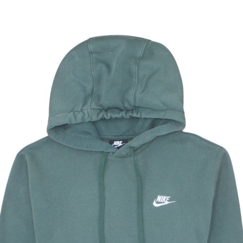 Nike Men's Green Pullover Hoodie Small Regular Fit Fleece Sweatshirt