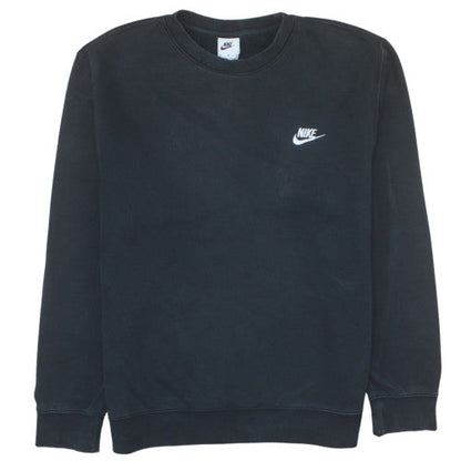 Nike Men's Black Pullover Fleece Sweatshirt M Regular Fit