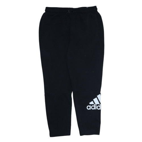 Adidas Men's Black XL Fleece Jogger Sweatpants Tapered Fit