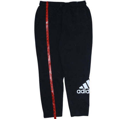 Adidas Men's Black XL Fleece Jogger Sweatpants Tapered Fit