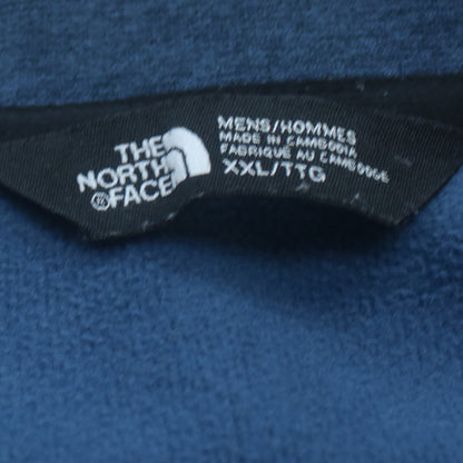 The North Face Mens Blue XXL Full Zip Fleece Track Jacket