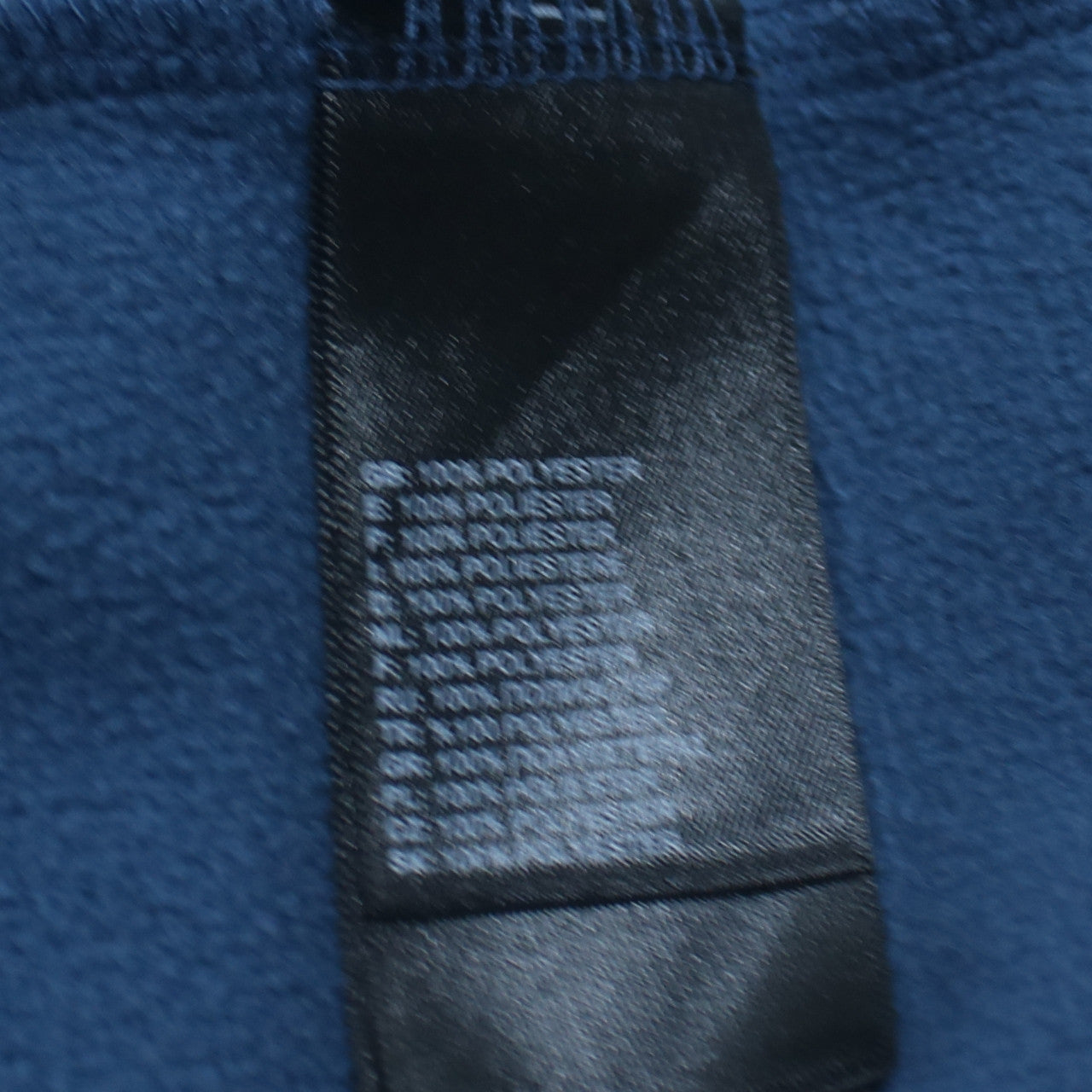 The North Face Mens Blue XXL Full Zip Fleece Track Jacket