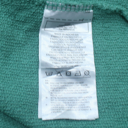 Adidas Women’s Green Cropped Logo Sweatshirt Size 8